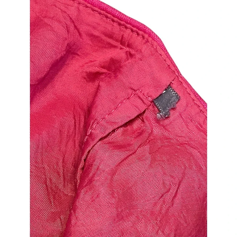 Muse Boston‎ Proper Linen Pink Spaghetti Strap Mini Dress Size 10 Ruffle Cruise